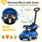 Costway Kids Ride on Push Car Mercedes-Benz Licensed 3-in-1 Sliding Car Blue/Red/White/Black/Pink